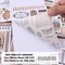 900Pcs - Ephemera Scrapbook Sticker (Brown) 5.1 x 7.1 x 0.4 inches